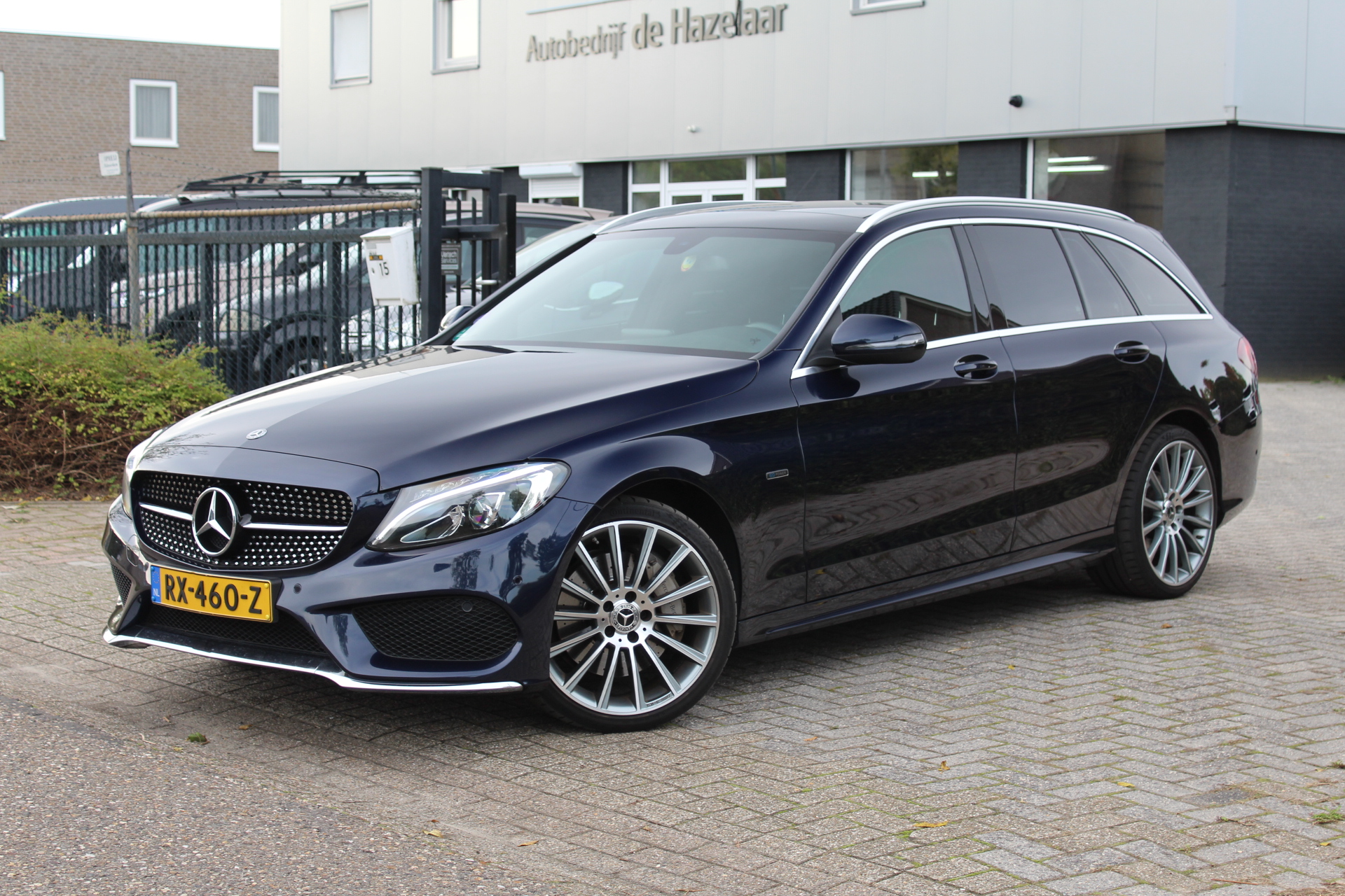 Mercedes-Benz C-Klasse Estate 350 e 210PK Hybride Business Solution AMG ✓panoramadak ✓zwart leder ✓camera